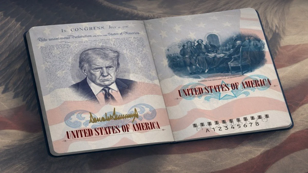 Paspor AS Baru Akan Bergambar Wajah Trump