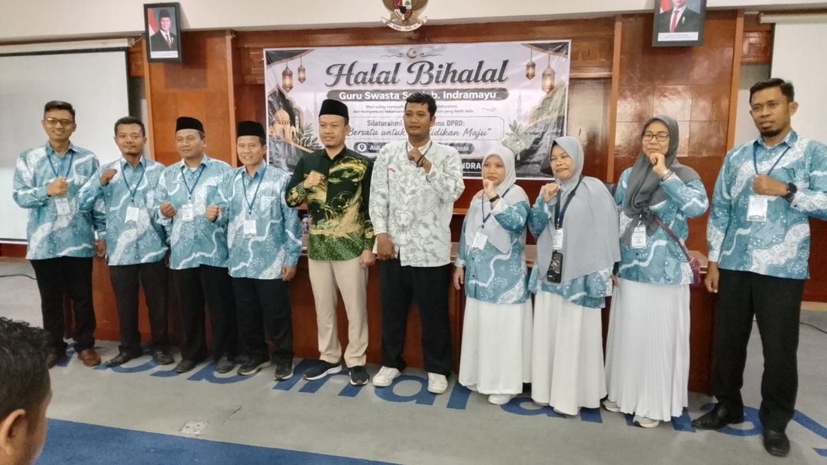 Amroni Anggota DPRD Fraksi PKB Hadiri Halal Bihalal PGSI Indramayu