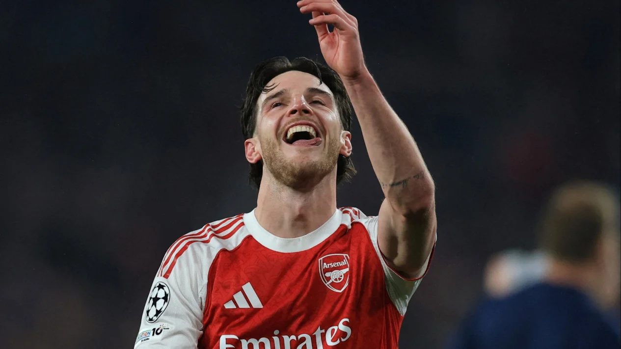 Declan Rice Puji Atmosfer Emirates Usai Bawa Arsenal ke Final Liga Champions