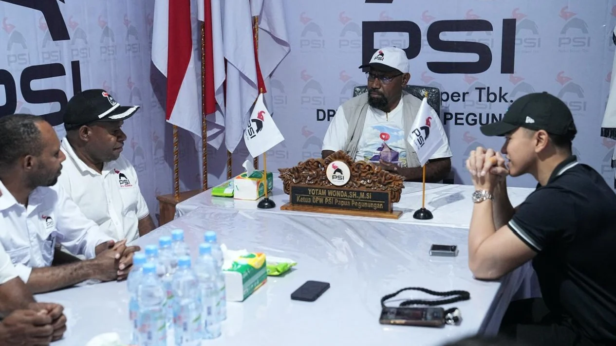 Kantor Baru PSI Papua Pegunungan Diresmikan, Kaesang Hadir