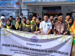 Keberangkatan Haji Kloter 21 Diiringi Haru, Camat Haurgeulis Sampaikan Pesan