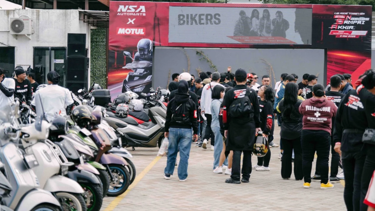 Modifikasi Motor Matic Curi Perhatian di Bogor Ride