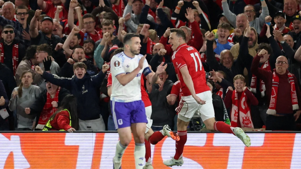 Nottingham Forest Bungkam Aston Villa Berkat Gol Chris Wood dan Aksi Ortega