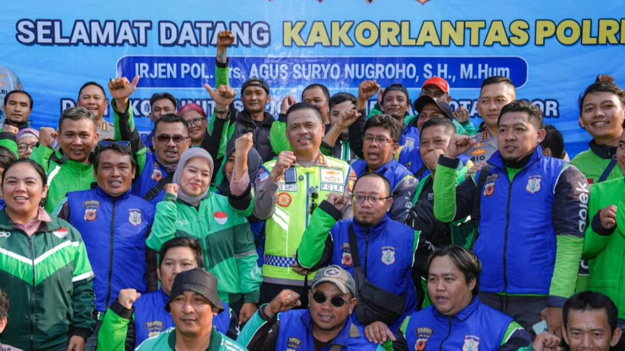 Polantas Ajak Pengemudi Ojek Jadi Pelopor Keselamatan Berkendara