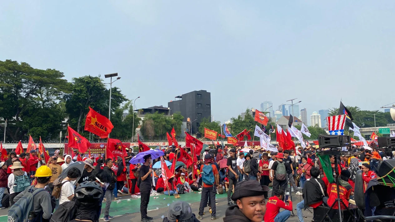 Polisi Tegas Hadapi Perusuh di Perayaan May Day dan Aksi di Gedung DPR