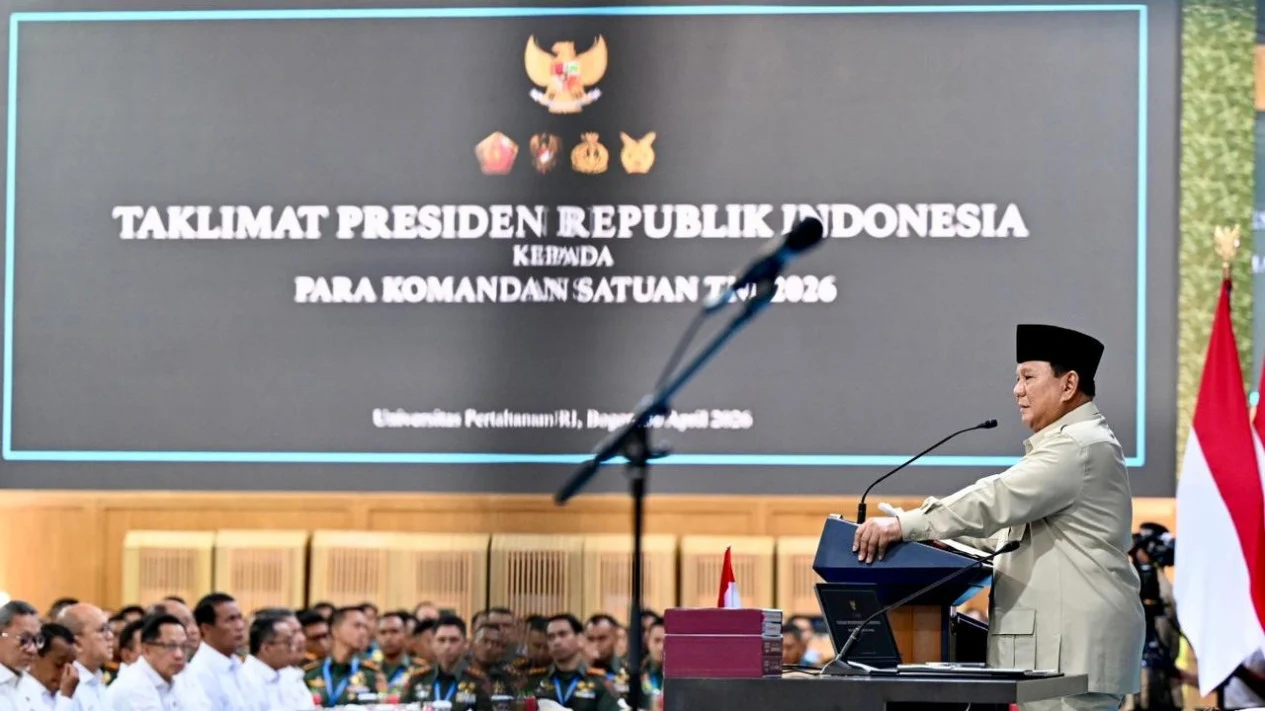 Prabowo Beri Arahan kepada 1.500 Komandan TNI, Kobarkan Semangat Juang dan Soliditas