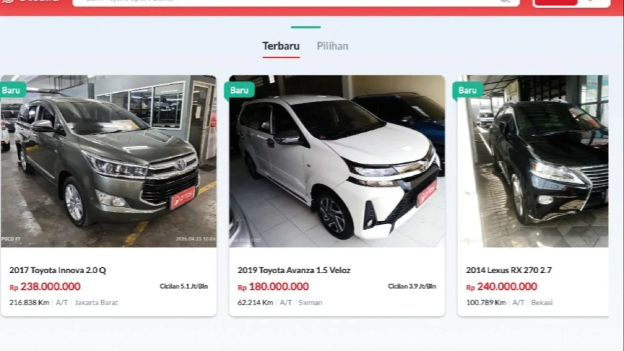 Tak Perlu Repot Datangi Dealer untuk Beli Mobil Bekas