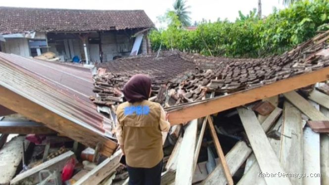 Belasan Rumah di Parigi Rusak Akibat Gempa Sulawesi Tengah