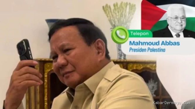 Prabowo Bicara dengan Presiden Palestina Mahmoud Abbas Lewat Telepon