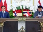 Prabowo dan PM Thailand Targetkan Perdagangan USD 20 Miliar 2030