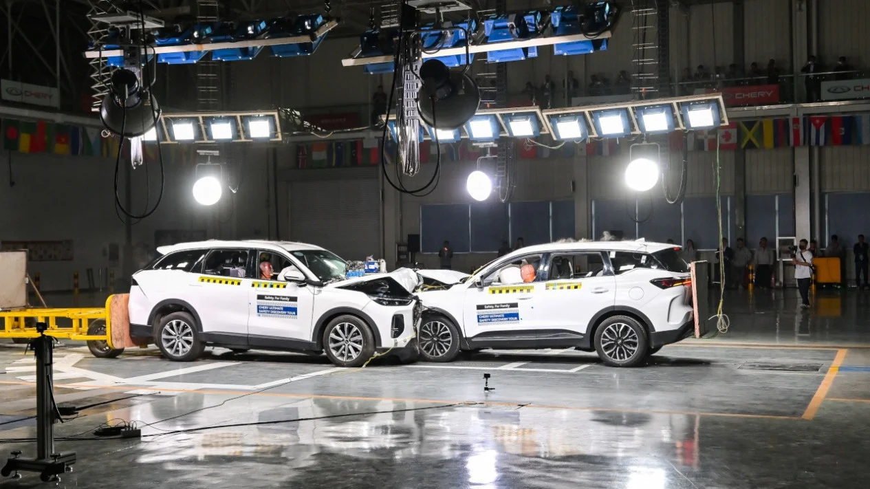 Chery Tiggo 9 Raih Hasil Gemilang Uji Tabrak