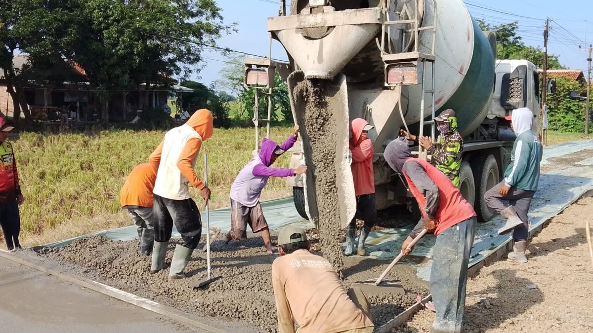 Dana SILPA 2025 untuk Cor Beton Wanantara