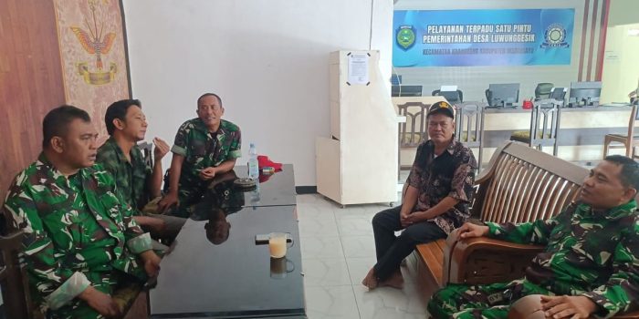 Danramil Krangkeng Pimpin Musyawarah Lanjutan Proyek Luwunggesik