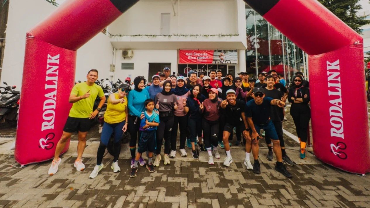 Komunitas Olahraga Bandung Ramai dengan Pesepeda