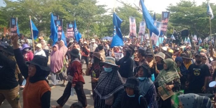Petambak Pantura Tolak PSN, Indramayu Kembali Berunjuk Rasa