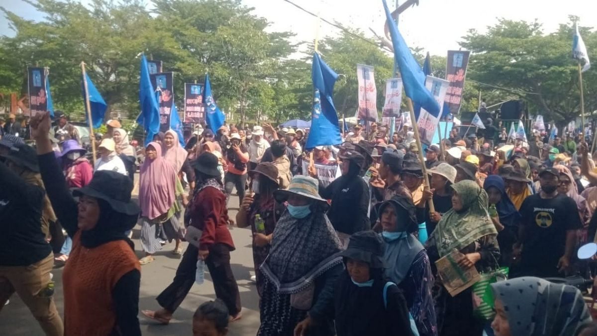 Petambak Pantura Tolak PSN, Indramayu Kembali Berunjuk Rasa
