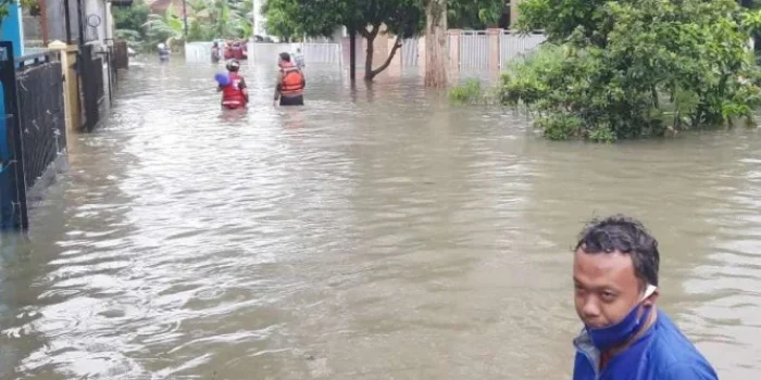 138 Rumah Terendam Banjir Akibat Luapan Kali Cijayanti di Babakan Madang Bogor