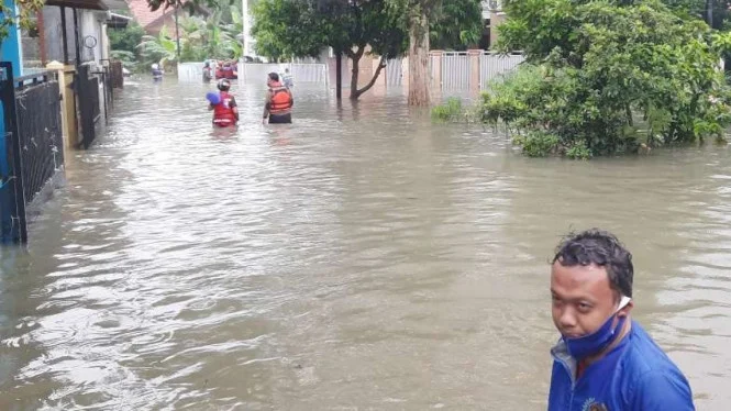 138 Rumah Terendam Banjir Akibat Luapan Kali Cijayanti di Babakan Madang Bogor
