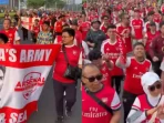 Arsenal Juara Liga Inggris: Ribuan Gooners Ramaikan CFD Sudirman