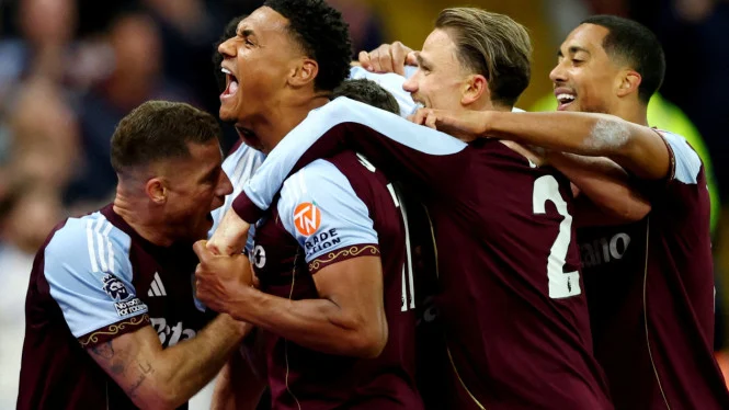 Aston Villa ke Liga Champions Setelah Kalahkan Liverpool 4-2