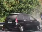 Avanza Terbakar Mendadak di Tol Jagorawi