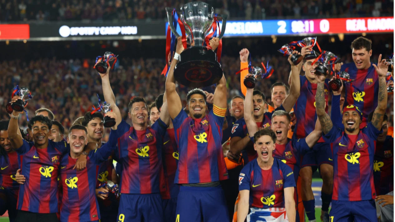 Barcelona Pastikan Gelar LaLiga Usai Taklukkan Real Madrid