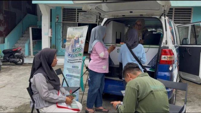 BPJS Keliling Jemput Bola, Warga Aro IV Korong Kota Solok Sambut Hangat