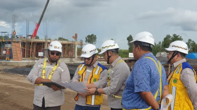 Brantas Abipraya Pastikan Proyek Sekolah Banjarbaru Rampung Sesuai Target