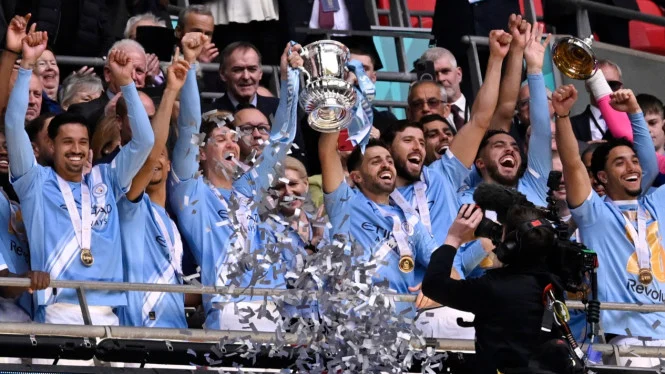 Chelsea Tak Berdaya di Wembley, Manchester City Juara Piala FA