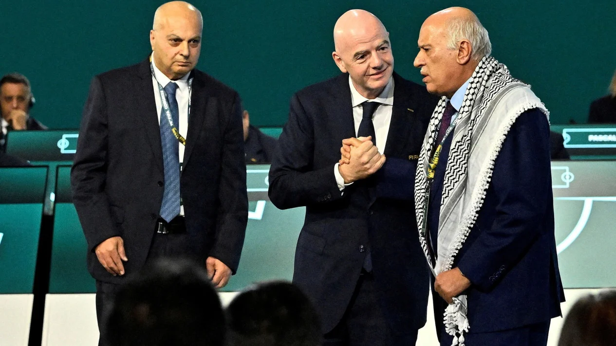 Delegasi Palestina Tolak Jabat Tangan Israel di Hadapan Gianni Infantino