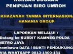 Direktur Utama Hanania Travel Jadi Tersangka dan Ditahan Polda Metro Terkait Dugaan Penipuan Umrah