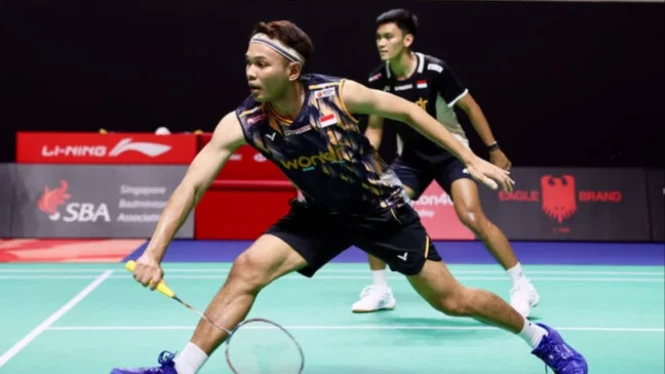 Fajar/Fikri Comeback Dramatis Singapore Open 2026, Bangkit dari Kritis
