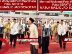 Fakta atau Hoax: Menteri Pariwisata Bersepatu di Dalam Masjid