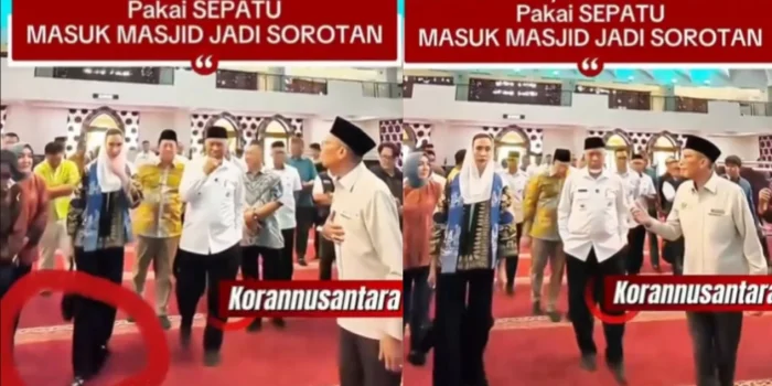 Fakta atau Hoax: Menteri Pariwisata Bersepatu di Dalam Masjid