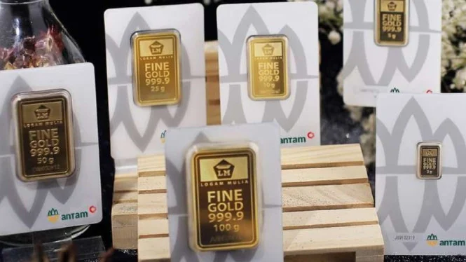 Harga Emas Hari Ini 22 Mei 2026: Antam & Global Turun