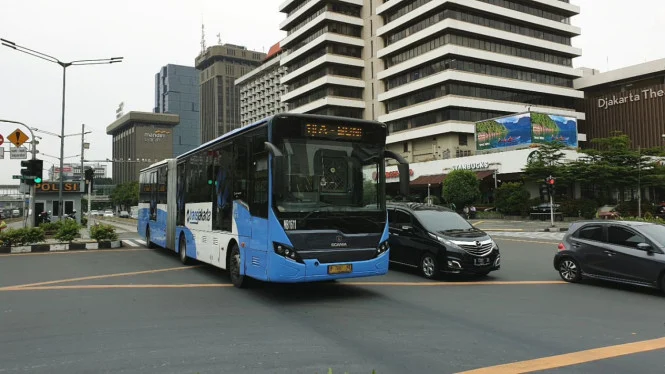 Layanan TransJakarta Beroperasi di 13 Koridor Mulai Jam 10 Pagi Bertepatan dengan Event Lari GBK