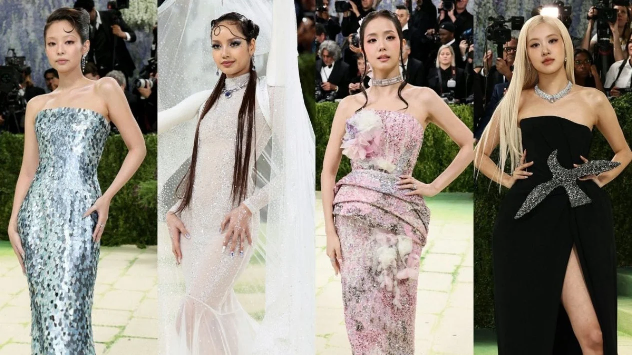 Lisa dan Jennie BLACKPINK Curi Perhatian di Met Gala