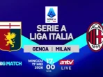 Live ANTV: Genoa vs AC Milan, Siapa Unggul di Laga Pekan ke-37?