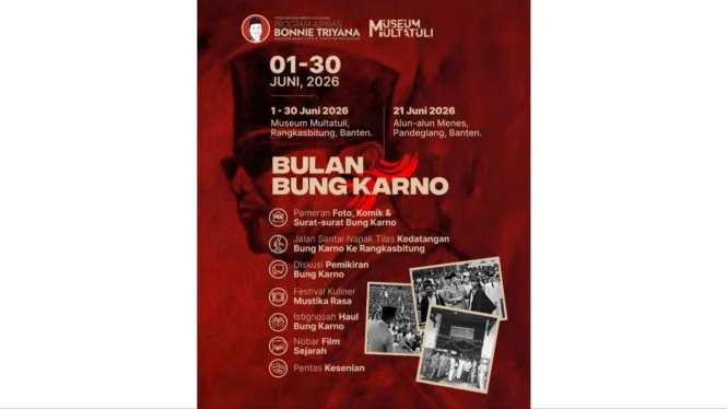 Menggelar Bulan Bung Karno 2026 di Banten, Bonnie Triyana Kampanyekan Ajaran Sukarno