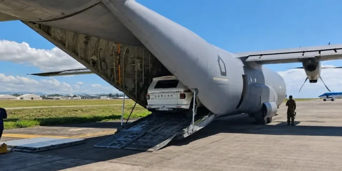 Mobil Maung Prabowo Dibawa ke KTT ASEAN Filipina dengan Pesawat TNI AU