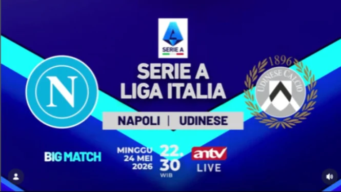 Napoli vs Udinese: Live Serie A di ANTV, Duel Sengit di Maradona