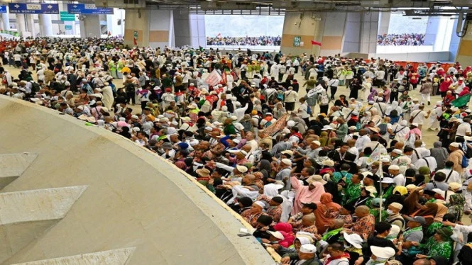 Pantauan Ketat Kepadatan Jemaah Haji di Lokasi Lempar Jumrah oleh Arab Saudi