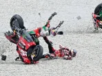 Pecco Bagnaia Tak Bereskan Tangan, Ducati Ketar-ketir MotoGP Catalunya