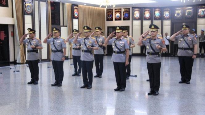 Pejabat Polri dan Kapolda Baru yang Dilantik Kapolri