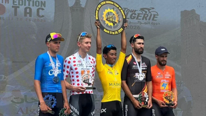 Pembalap Indonesia Juara Tour de Algerie 2026