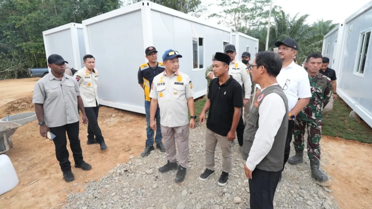 Pembangunan Huntap Dikebut, Satgas PRR Selesaikan Huntara di Sumut dan Sumbar