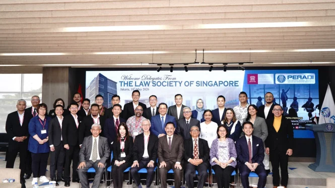 Peradi dan Advokat Singapura Perkuat Kerjasama Proyek Infrastruktur