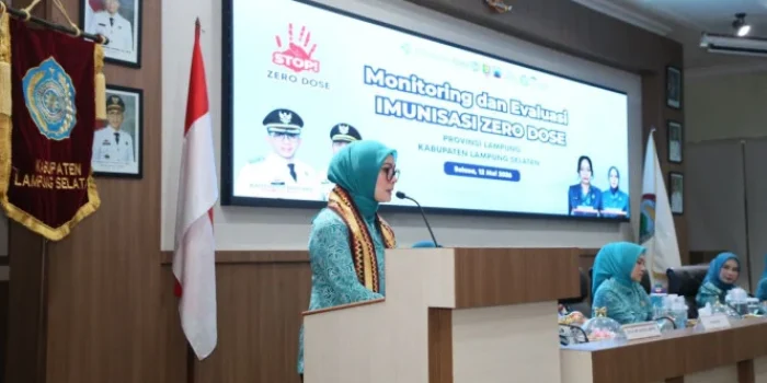 Peran Staf Ahli TP PKK Yane Ardian Apresiasi Komitmen Daerah Tangani Zero Dose di Lampung Selatan