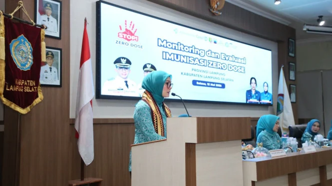 Peran Staf Ahli TP PKK Yane Ardian Apresiasi Komitmen Daerah Tangani Zero Dose di Lampung Selatan