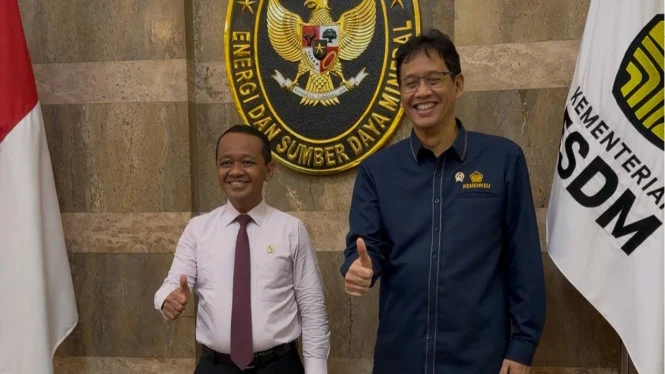 Purbaya Kunjungi Bahlil di Kementerian ESDM, Bahas Hal Ini